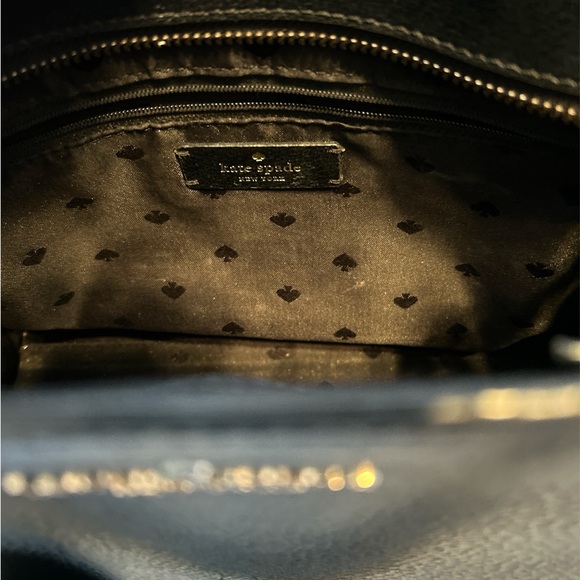Kate Spade Sam Medium Satchel Black Leather Bag - Picture 7 of 9